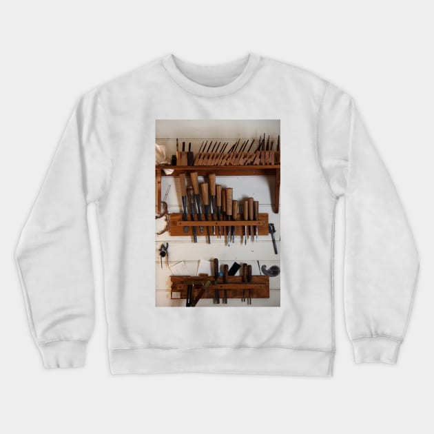 Hand Tools Crewneck Sweatshirt by tgass